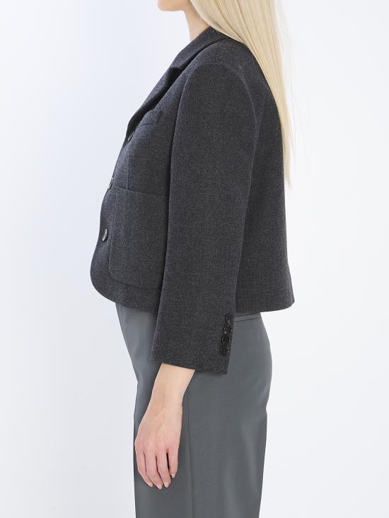 25FW 구찌 클래식 라펠 울 재킷 836720Z7AXH 1168 GREY - GUCCI