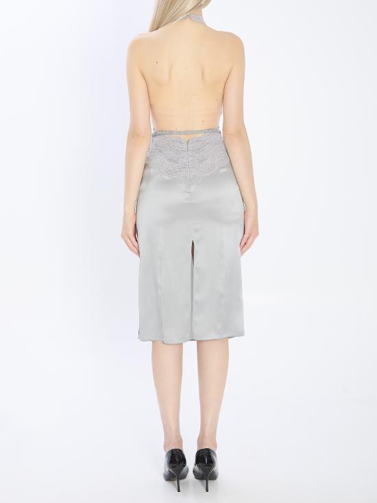 25FW 구찌 미디 원피스 839410XUAM6 1030 GREY - GUCCI