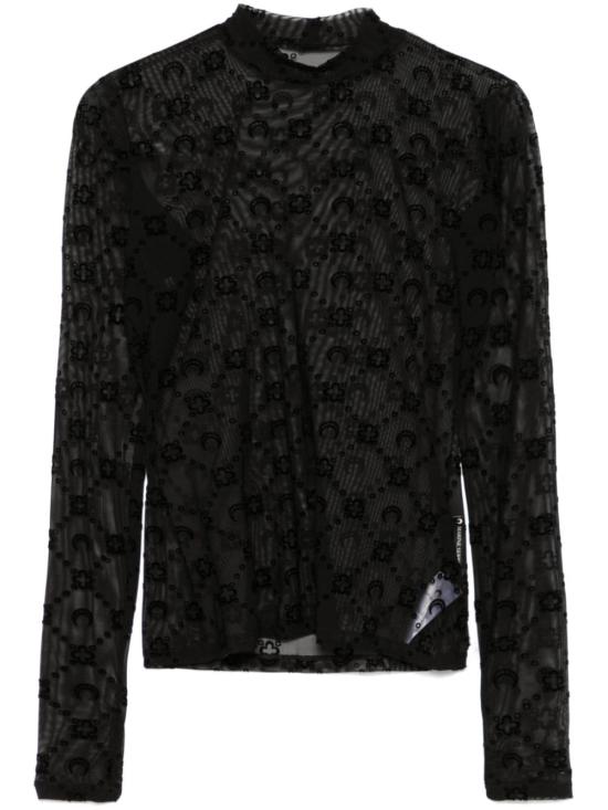 25FW 마린세르 반팔 티셔츠 WTO388ACJER0005 BK99 BLACK