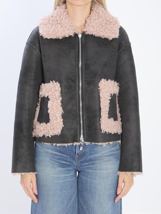 25FW 자케 무스탕 J2220B BLACK