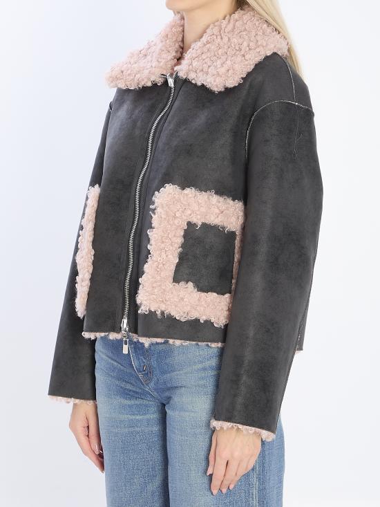 25FW 자케 무스탕 J2220B BLACK - JAKKE