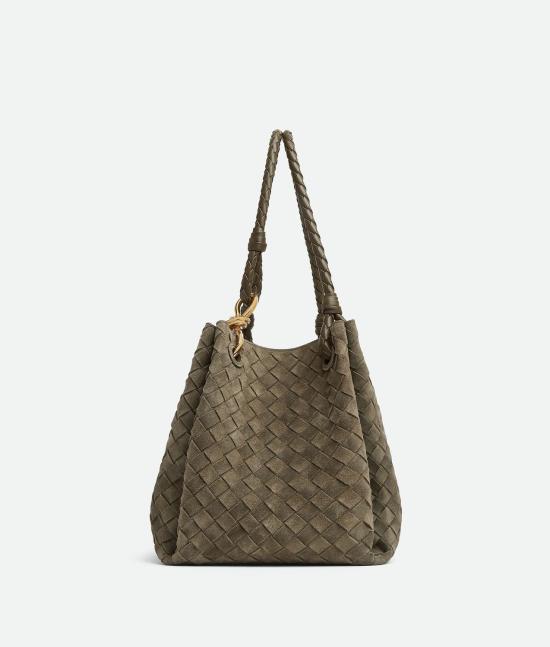 25FW 보테가베네타 라지 파라슈트 숄더백 805090V1QE9 3230 GREEN - BOTTEGA VENETA