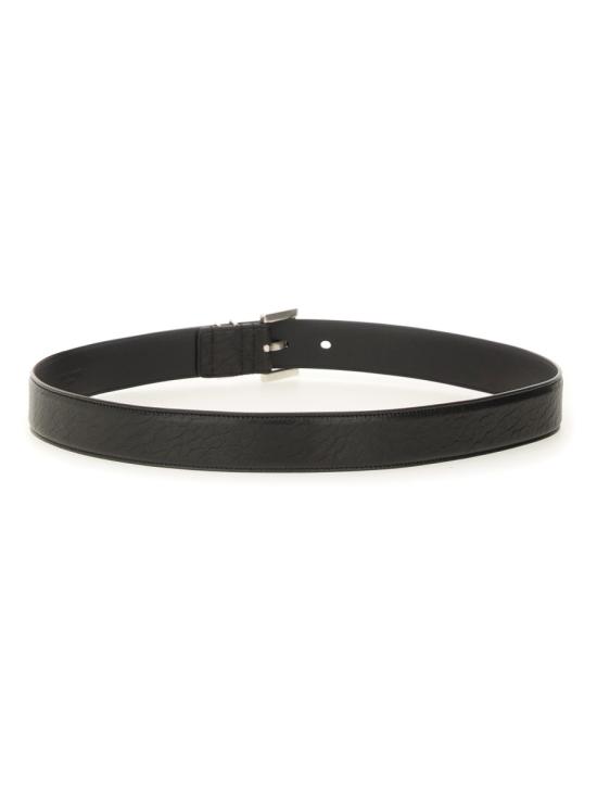  생로랑 모노그램 벨트 634440 AAC8A1000 BLACK - SAINT LAURENT