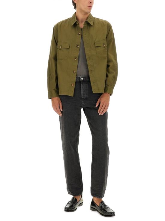  생로랑 긴팔 셔츠 816396 Y03JC3007 GREEN - SAINT LAURENT