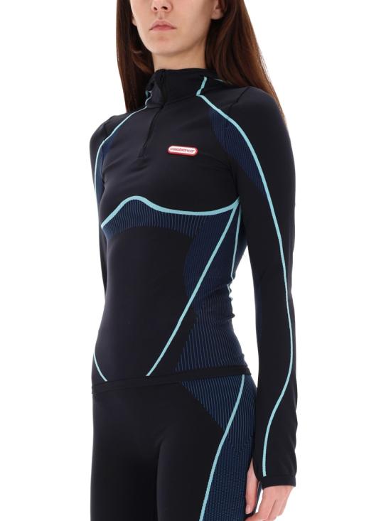 25FW 카사블랑카 반팔 티셔츠 WAW25ACT050 01BLUEMULTI - CASABLANCA