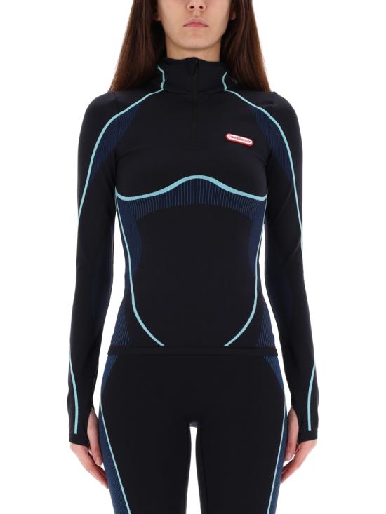 25FW 카사블랑카 반팔 티셔츠 WAW25ACT050 01BLUEMULTI