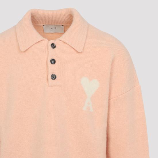 25FW 아미 스웨터 UPL408KN0135 6807 PINK - AMI