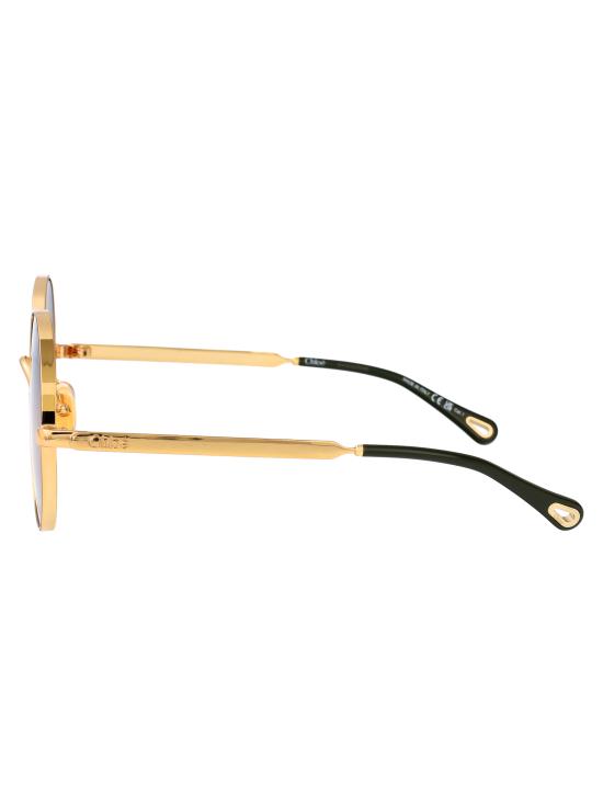 25FW 끌로에 선글라스 CH0321S 004 GOLD GOLD BLUE - CHLOE