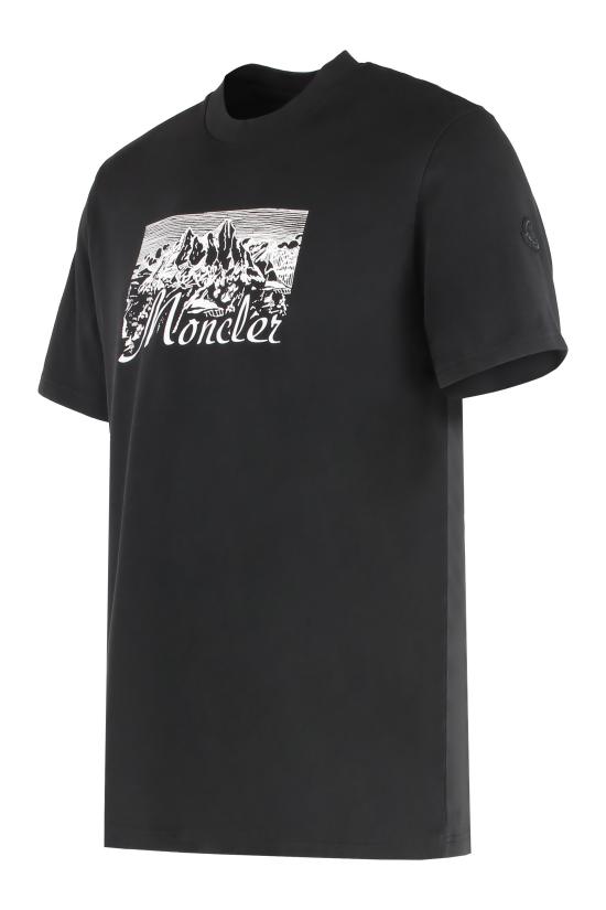 25FW 몽클레어 반팔 티셔츠 K20918C0003189AUG998 black - MONCLER