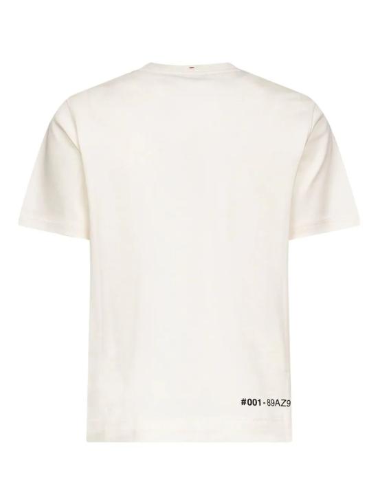 25FW 몽클레어 반팔 티셔츠 K20978C0001189AZ9041 White - MONCLER