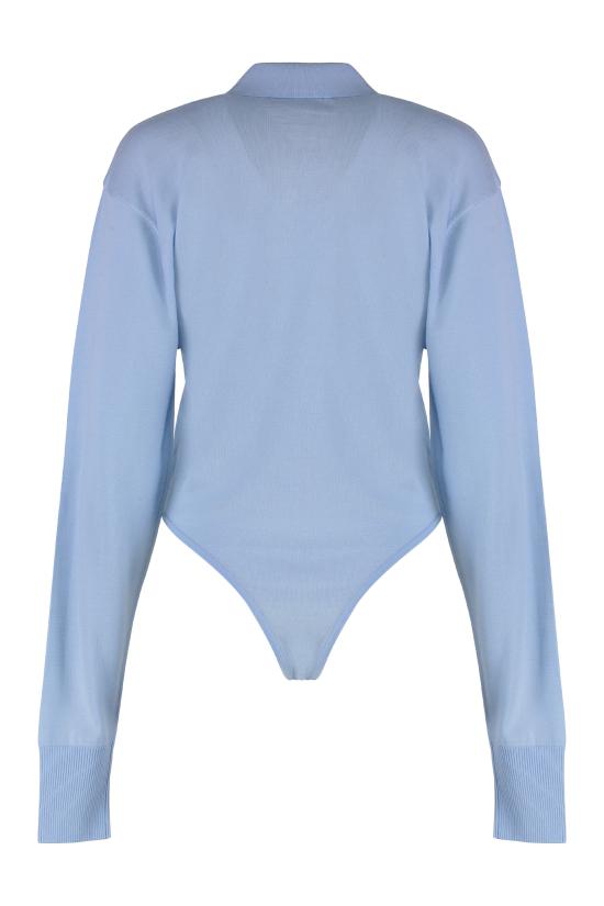 25FW 자크뮈스 반팔 티셔츠 25HBSW00598AK00145330 Light Blue - JACQUEMUS