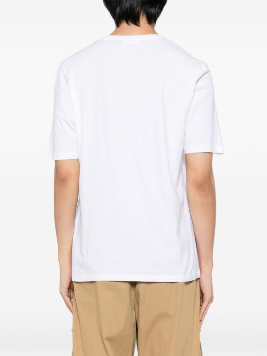  메종키츠네 폭스 헤드 레귤러 티셔츠 PM00107KJ7026P100 White - MAISON KITSUNE