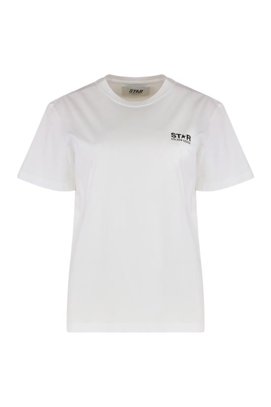 25FW 골든구스 반팔 티셔츠 GWP01220P00087910283 White