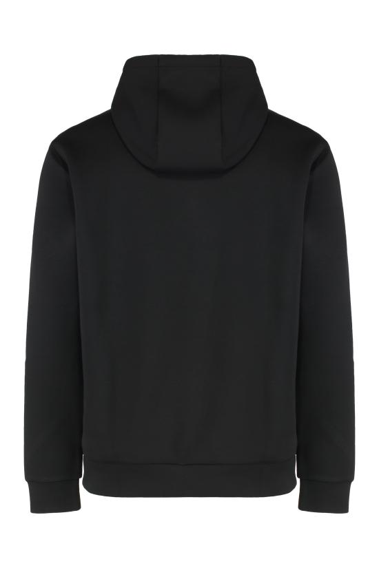 25FW 엠포리오 아르마니 후드 티셔츠 8NPM21PJ4EZ1200 black - EMPORIO ARMANI