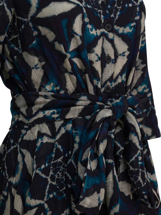 25FW 사만다 성 미디 원피스 ASTERESSAOUIRATIEDYEAQUA BLUE - SAMANTHA SUNG