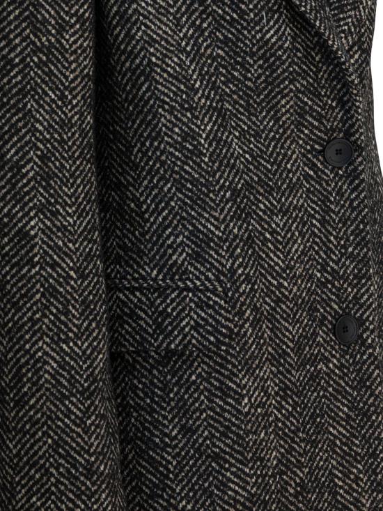 25FW 딸리아토레 코트 AMANDA340218EN936 BLACK - TAGLIATORE