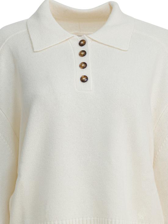 25FW 루루 드 세종 스웨터 HOMERELDSIVORY WHITE - LOULOU DE SAISON