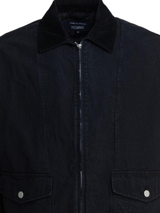 25FW 꼼데가르송 봄버 자켓 HPJ016W251BLACK - COMME DES GARCONS