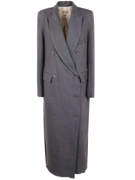 25FW 우마 왕 코트 UW8022 UW890 GREY