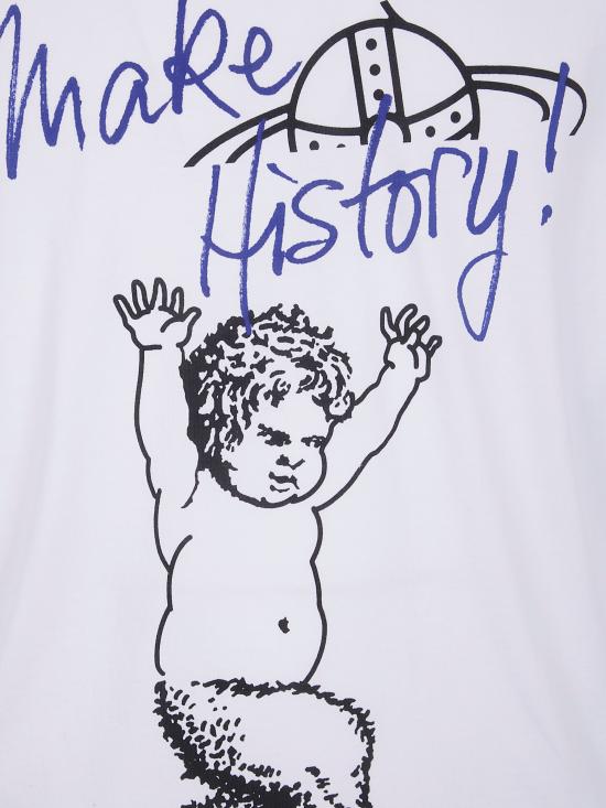 25FW 비비안웨스트우드 반팔 티셔츠 3G010048J001M A401 WHITE - VIVIENNE WESTWOOD