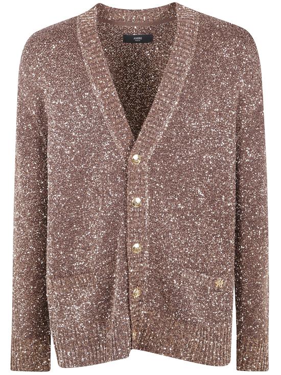 25FW 아미리 스웨터 AMKNCD1069 DARK BROWN