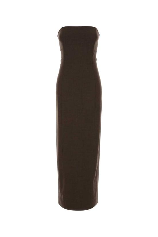 25FW 루루 드 세종 미디 원피스 SHILO BROWN BLACK