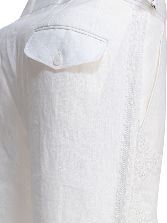 25SS 보디 스트레이트 팬츠 MRS25BT008 WHITE - BODE