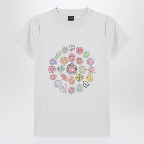 25FW 발렌시아가 반팔 티셔츠 850263TTVH6 9012 GREY