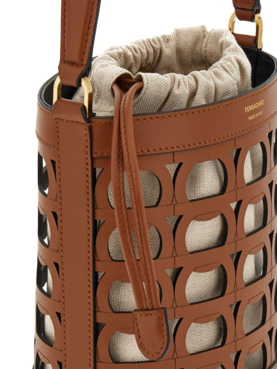 25FW 살바토레 페라가모 숄더백 220970002 NEWCOGNAC - SALVATORE FERRAGAMO