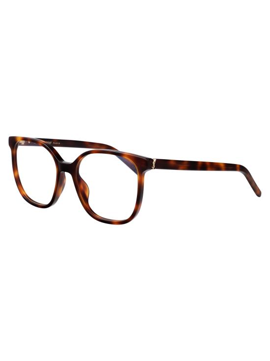 25FW 생로랑 안경 SL M155 003 HAVANA HAVANA TRANSPARENT - SAINT LAURENT