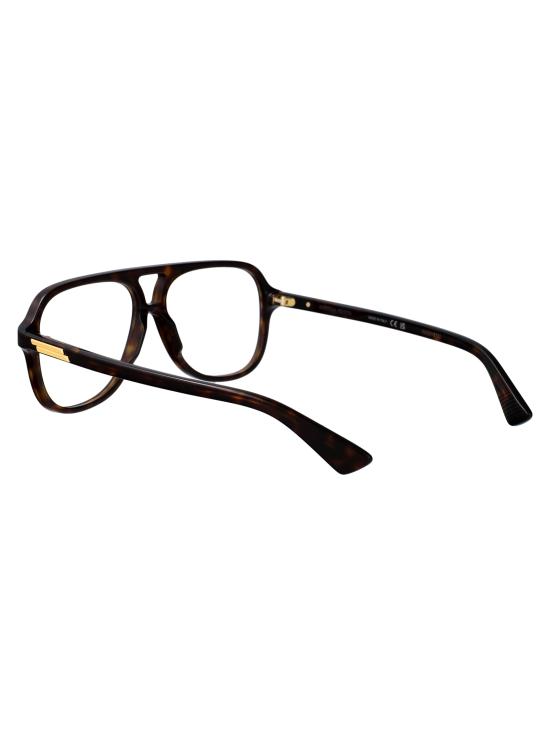 25FW 보테가베네타 안경 BV1417O 002 HAVANA HAVANA TRANSPARENT - BOTTEGA VENETA