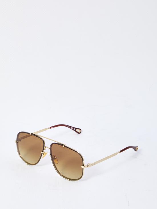 25FW 끌로에 선글라스 CH0348S 003 GOLD GOLD BROWN