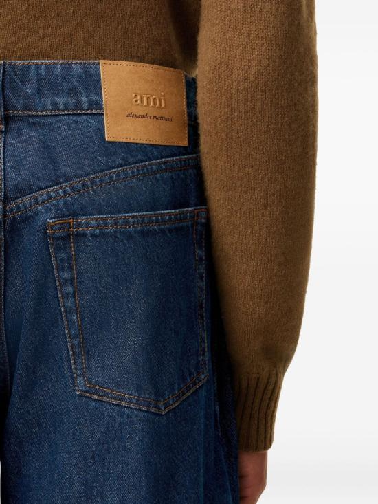 25FW 아미 스트레이트 팬츠 HTR450DE0104402 BLUE - AMI
