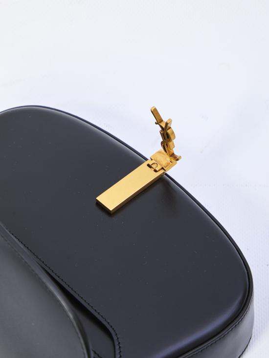 25FW 생로랑 박스 생로랑 볼테르 미니백 844302AAFF9 1000 BLACK - SAINT LAURENT
