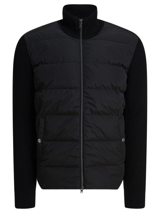 25FW 에르노 콘 스티치 울 & 핀갈 카디건 MP000126U700619300 BLACK