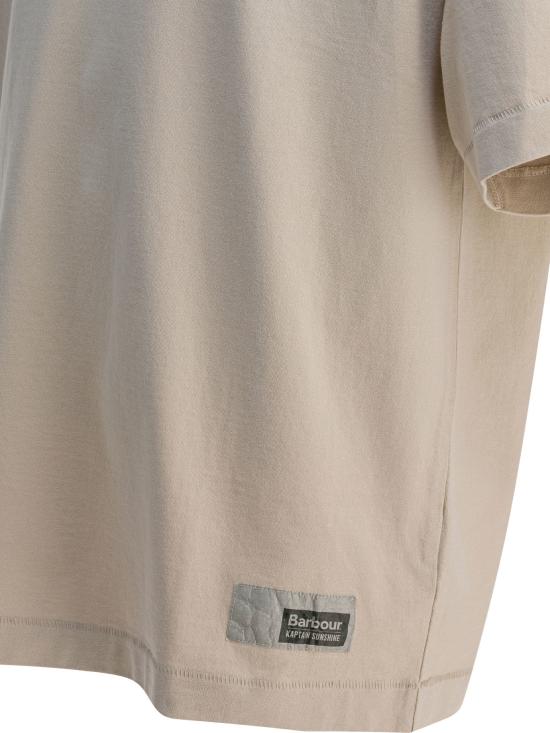 25FW 바버 반팔 티셔츠 MTS1527MTSGY14 WHITE - BARBOUR