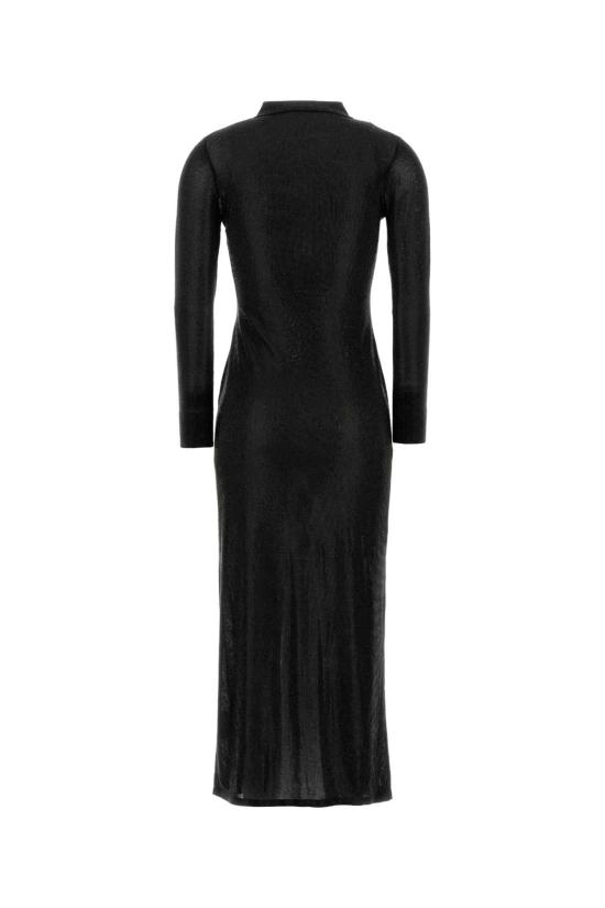 25FW 알렉산더 왕 미디 원피스 1K4256066 001 BLACK - ALEXANDER WANG