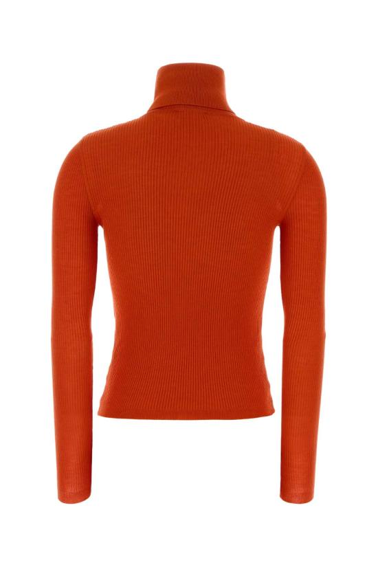 25FW 생로랑 반팔 티셔츠 637869YAPK2 6400 ORANGE - SAINT LAURENT