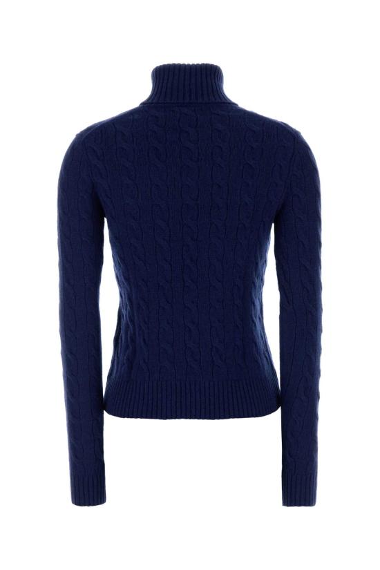 25FW 폴로 랄프로렌 울 캐시미어 케이블 니트 터틀넥 211888686 025 BLUE - POLO RALPH LAUREN
