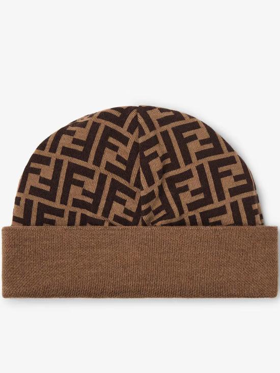 25FW [키즈] 펜디 모자 JUP038AV78F1U75 BROWN - FENDI