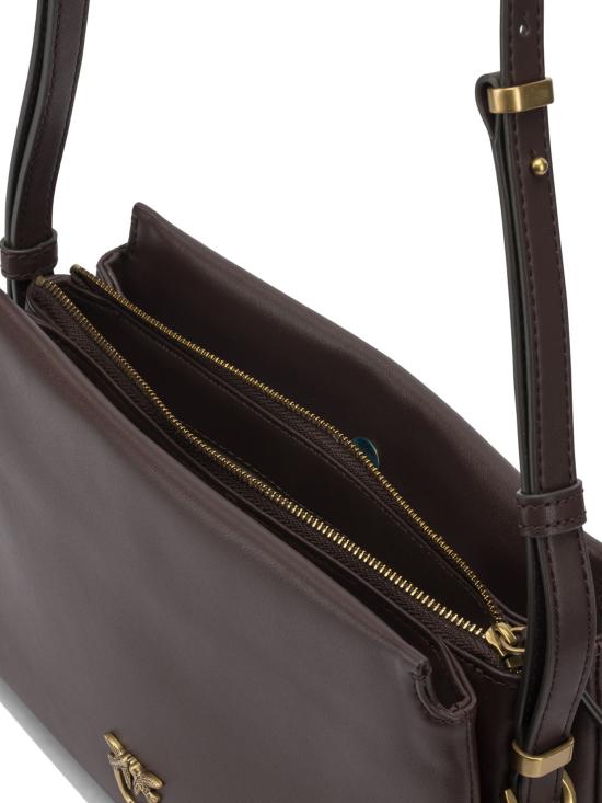 25FW 핑코 크로스백 105883A0QOLA7Q BROWN - PINKO