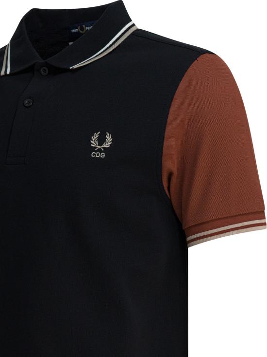 25FW 꼼데가르송 폴로 티셔츠 FP T502 W251 BLACK Black - COMME DES GARCONS