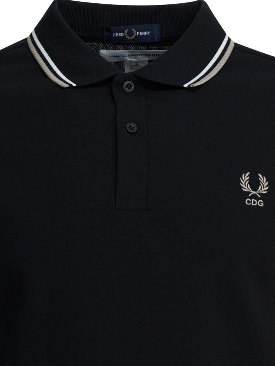 25FW 꼼데가르송 폴로 티셔츠 FP T502 W251 BLACK - COMME DES GARCONS