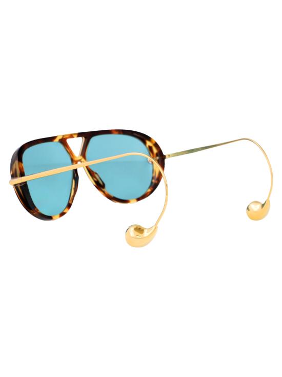 25SS 보테가베네타 선글라스 BV1273S 007 HAVANA GOLD GREEN - BOTTEGA VENETA