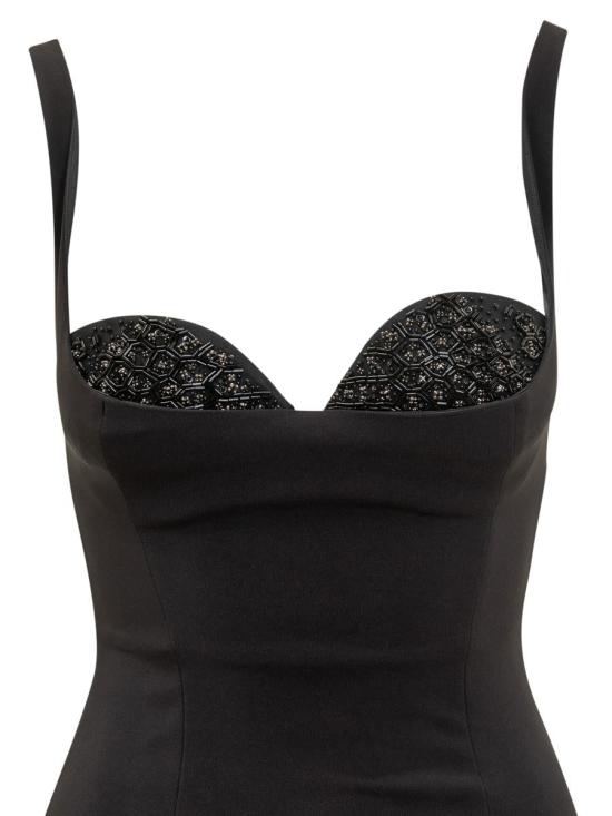 25FW 엘리자베타프랜치 미디 원피스 AB83557E2 110 Black - ELISABETTA FRANCHI