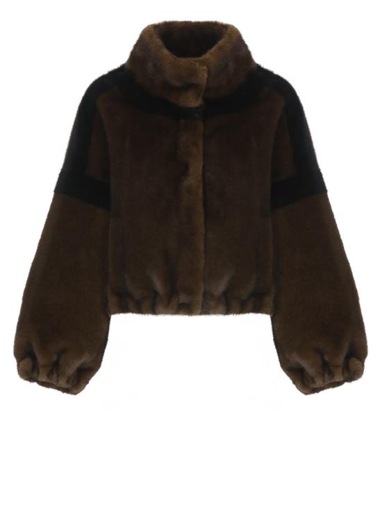 25FW 발렌티니 1972 무톤 E3106ECO MINK BICOLORCOCOA NAVY BROWN