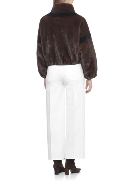 25FW 발렌티니 1972 무톤 E3106ECO MINK BICOLORCOCOA NAVY BROWN - VALENTINI 1972