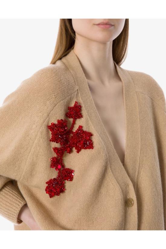 25FW 알베르타 페레티 가디건 A0919 51011081 Beige - ALBERTA FERRETTI