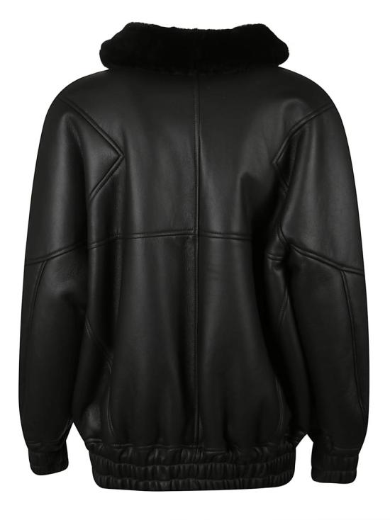 25FW 블랑샤 가죽 자켓 25087 300 Black - BLANCHA