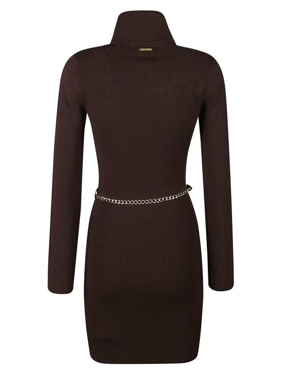 25FW 마이클 코어스 미디 원피스 MF583C633D BROWN - MICHAEL KORS